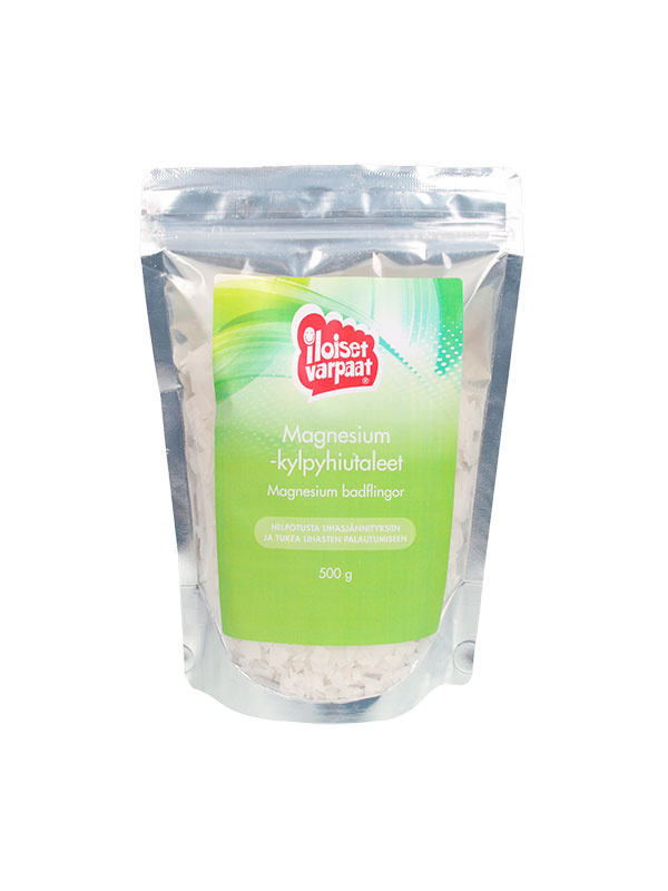 Iloiset Varpaat Kylpyhiutaleet - Magnesium, 500 g